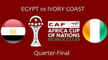 مواجهة قوية: مصر تتقدم 3-2 على كوت ديفوار في الشوط الثاني